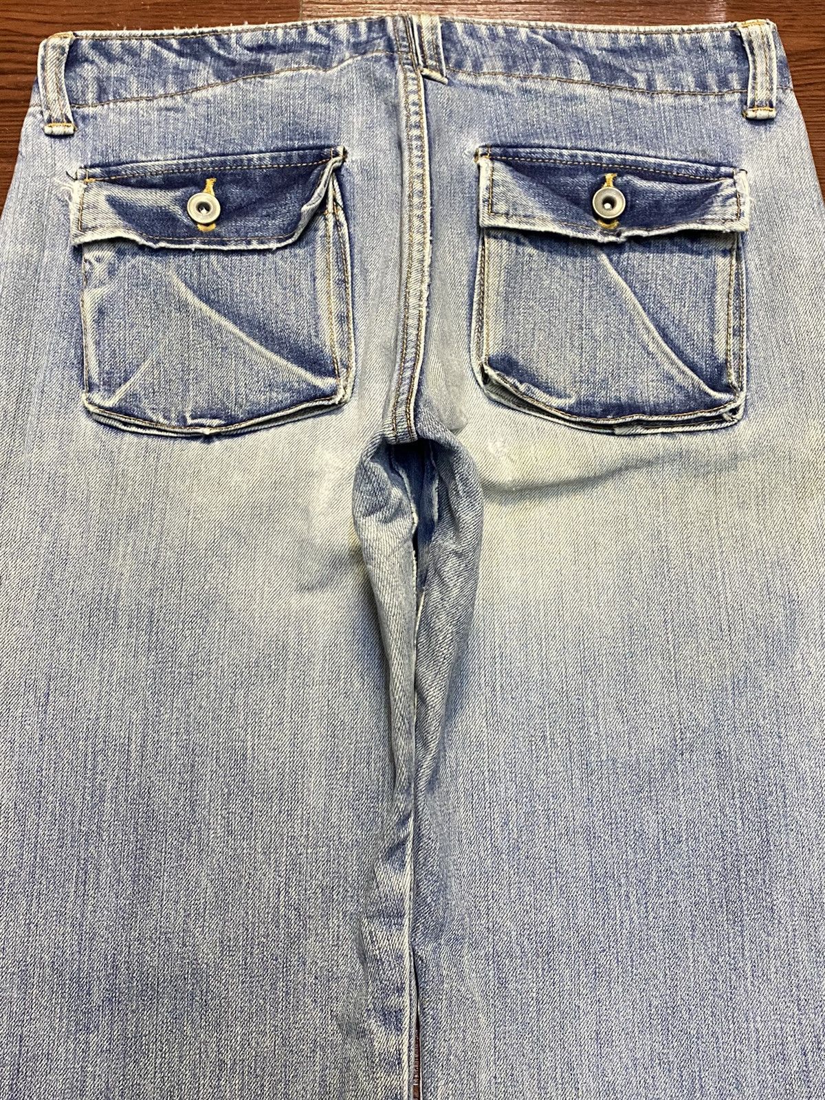 KOJIMA GENES Vintage Japanese Brand Kojima Faded Distressed Bush Jeans Size US 30 / EU 46 - 4 Thumbnail
