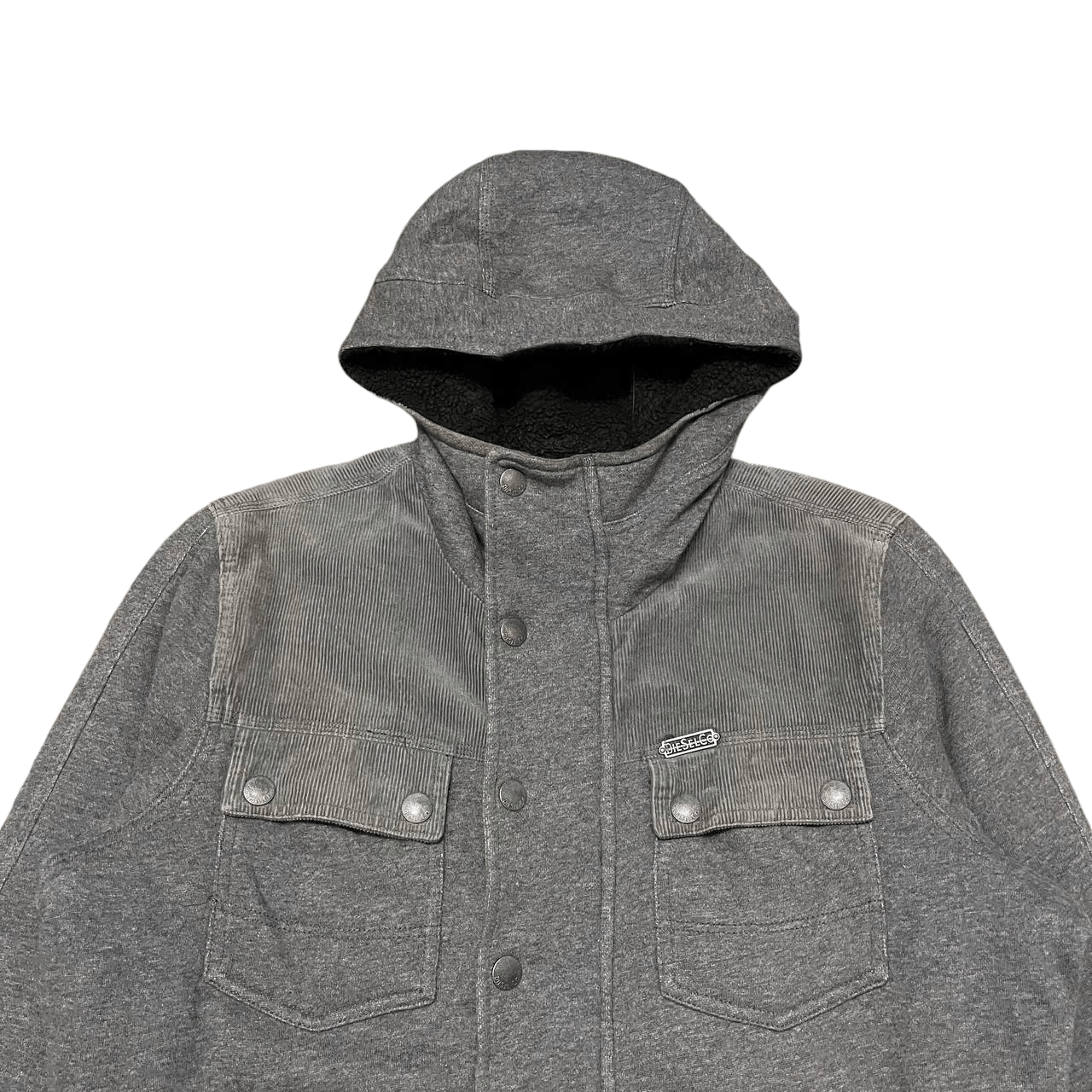Diesel Vintage Diesel Hooded Jacket Size US M / EU 48-50 / 2 - 2 Thumbnail