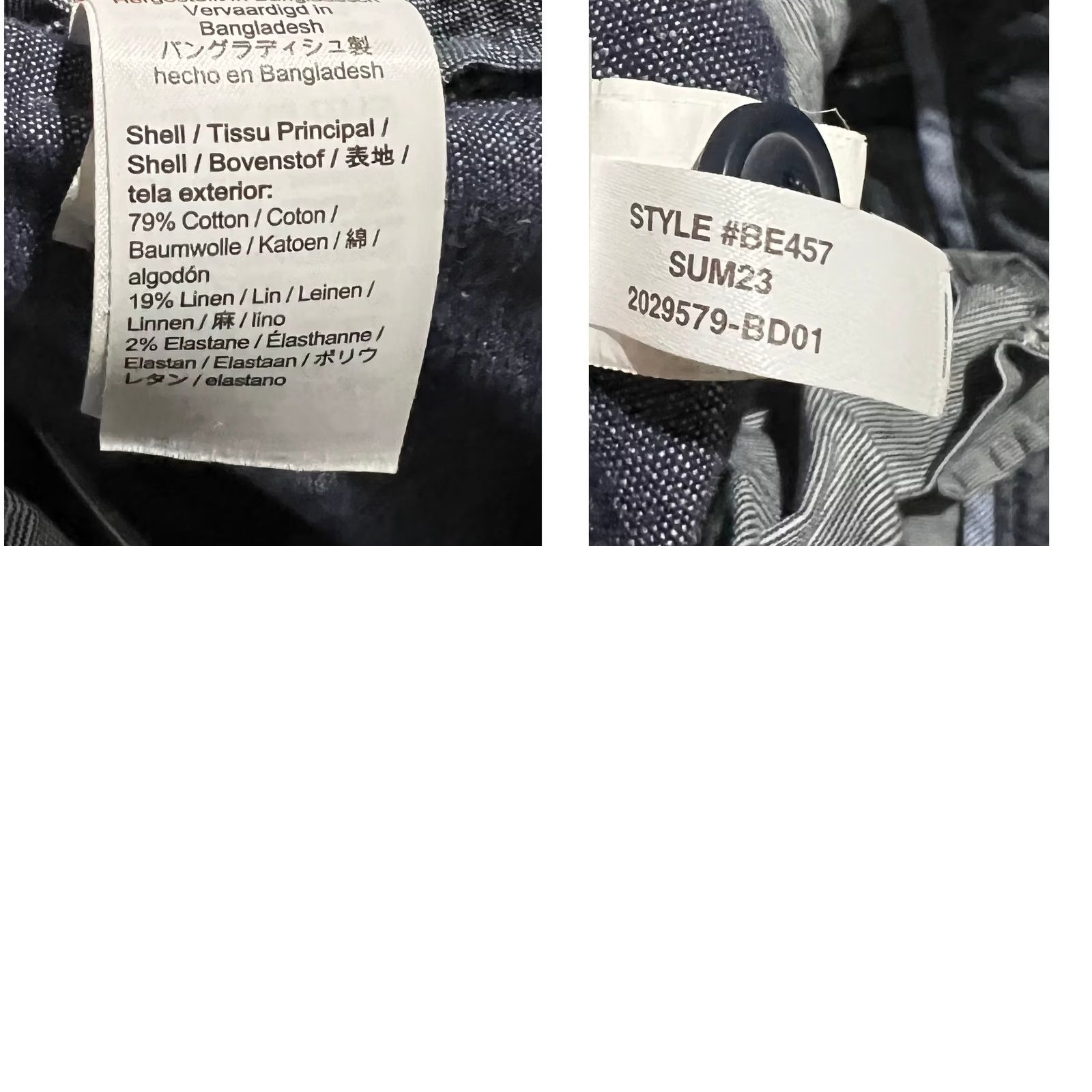 J.Crew J.Crew Pants Mens Straight Fit Blue Chinos Cotton Linen 35x32 Pants Mens Blue Chinos Casual 90s? No, remove. Size US 35 - 8 Thumbnail