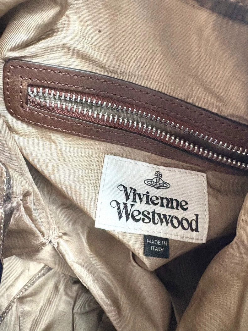 Vivienne Westwood Vivienne Westwood size os Mid-old blue silk embroidered Sat Size ONE SIZE - 5 Thumbnail