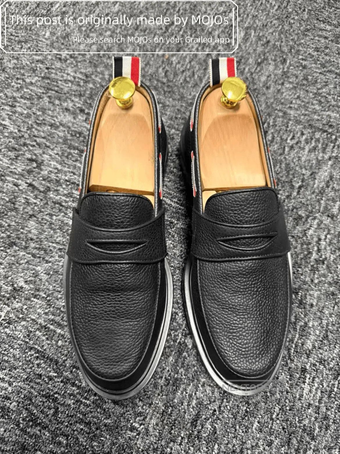 Thom Browne Sz 7 Thom Browne Back Stripe Black Loafer. Size US 7 / EU 40 - 1 Thumbnail