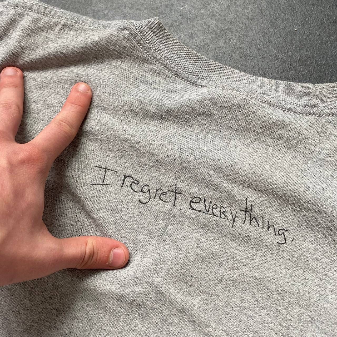 Supreme × Vintage Men’s Supreme big Logo y2k designer grey tee Size US M / EU 48-50 / 2 - 11 Thumbnail