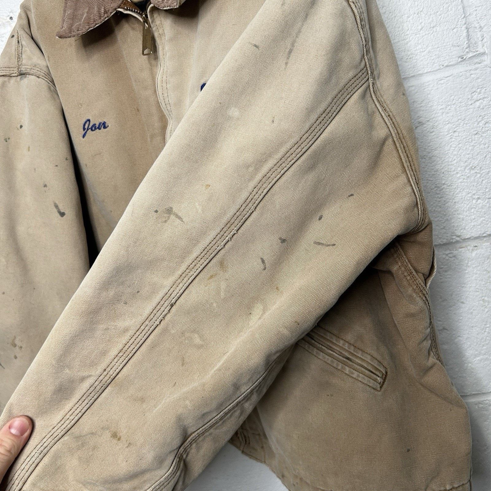 Carhartt Vintage Carhartt Blanket-Lined Detroit Jacket “Brown” J01 Size US XL / EU 56 / 4 - 6 Thumbnail