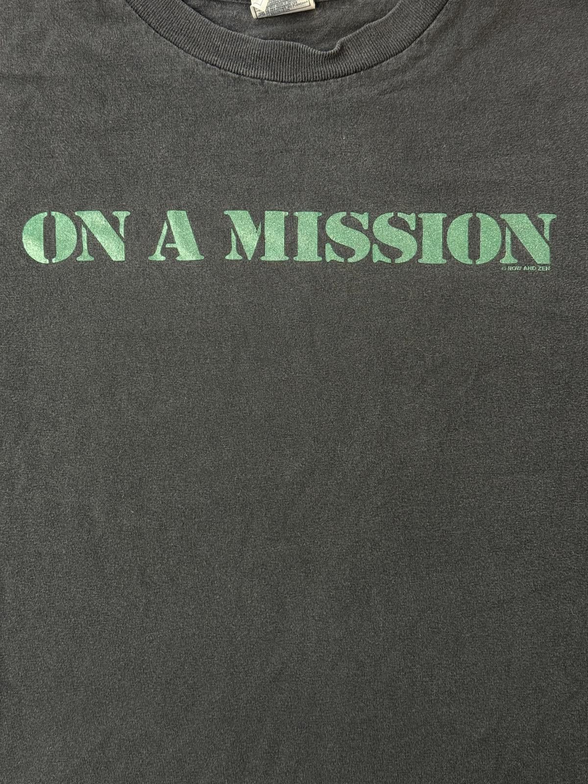 Designer Faded On a Mission T-shirt Now and Zen Tee - M Size US M / EU 48-50 / 2 - 3 Thumbnail