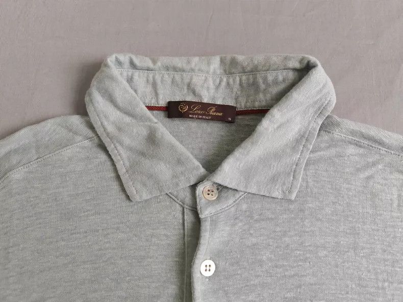 Other LORO PIANA Men's linen polo shirt in short sleeves Size US S / EU 44-46 / 1 - 3 Thumbnail