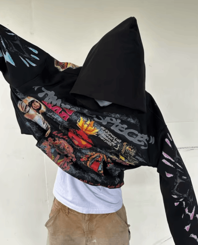 Japanese Brand American geometric print design Size US XL / EU 56 / 4 - 6 Thumbnail