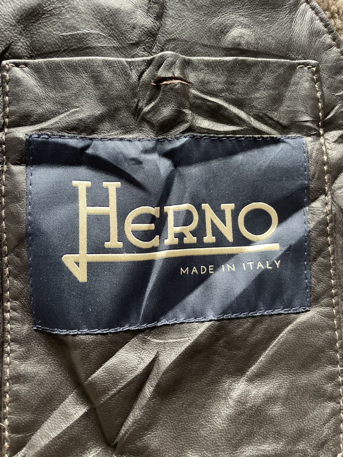 Herno Herno Shearling Leather Double Breasted Coat Size US S / EU 44-46 / 1 - 12 Thumbnail
