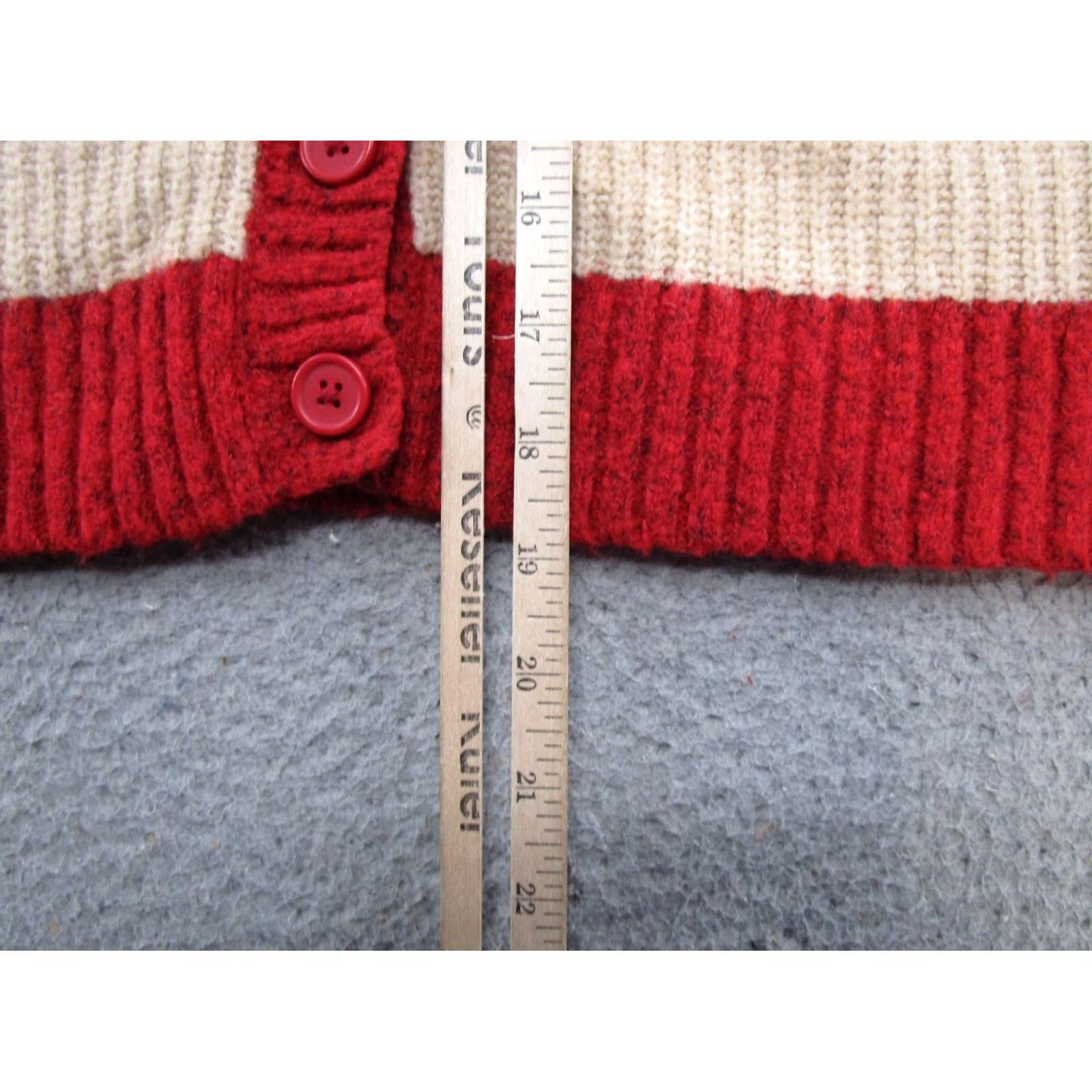 American Eagle Outfitters American Eagle Outfitters Cardigan Sweater Wool Blend Striped V-Neck Button NYLON? Size S / US 4 / IT 40 - 6 Thumbnail