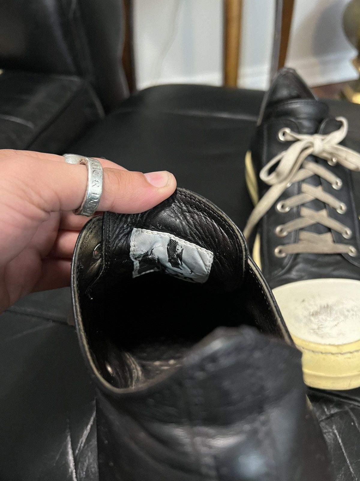 Rick Owens Rick Owens Ramones Low Size US 9 / EU 42 - 4 Thumbnail