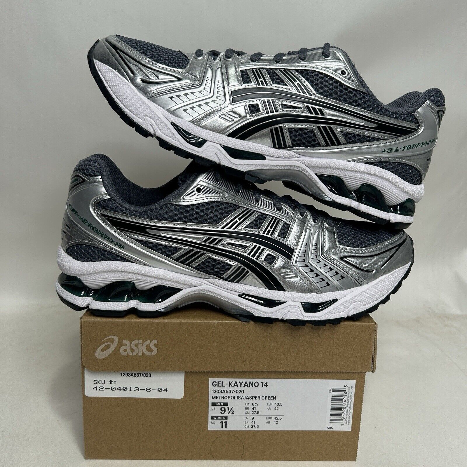Asics ASICS Gel-Kayano 14 “Metropolis Jasper Green” 2024 Size US 9.5 / EU 42-43 - 1 Thumbnail