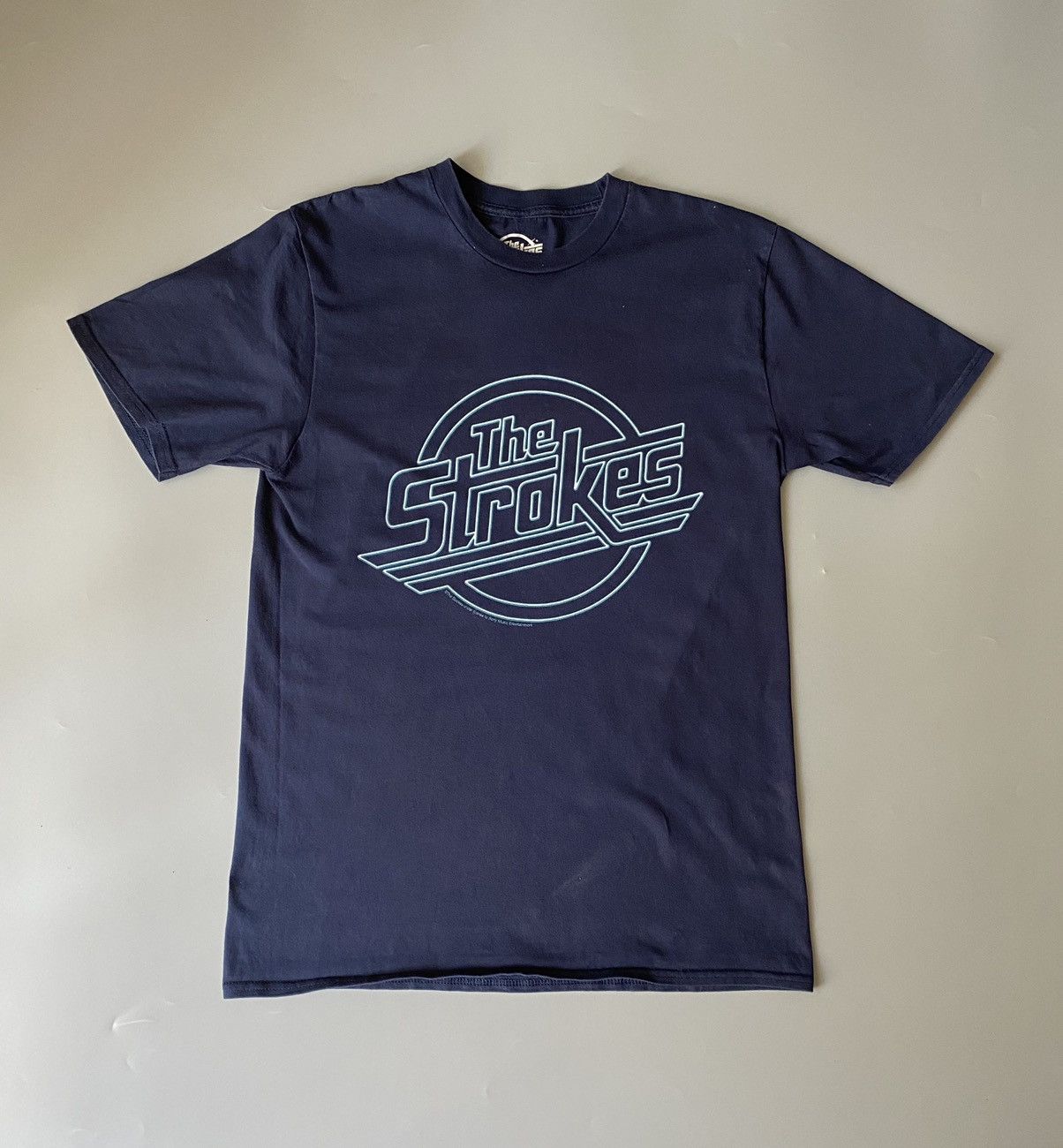 T-shirt The Strokes – Rock New York, Beige, Coton, Tailles M à 3XL, Neuf