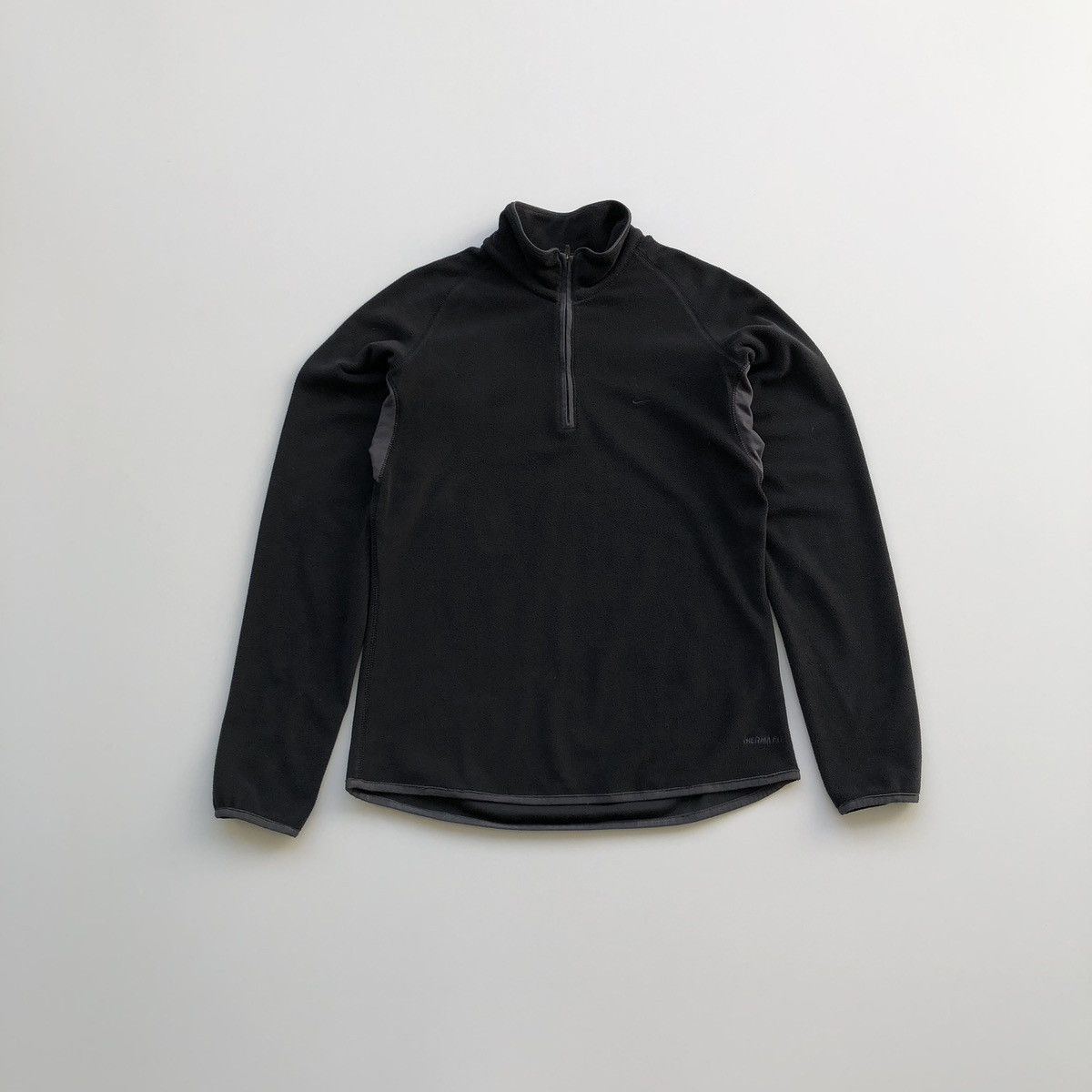 Nike Nike Women Vintage 1/3 Fleece Pullover Black Gorpcore Size M / US 6-8 / IT 42-44 - 1 Thumbnail