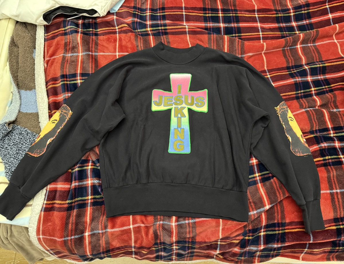 Kanye West Kanye AWGE FOR JIK CROSS CREWNECK | Grailed