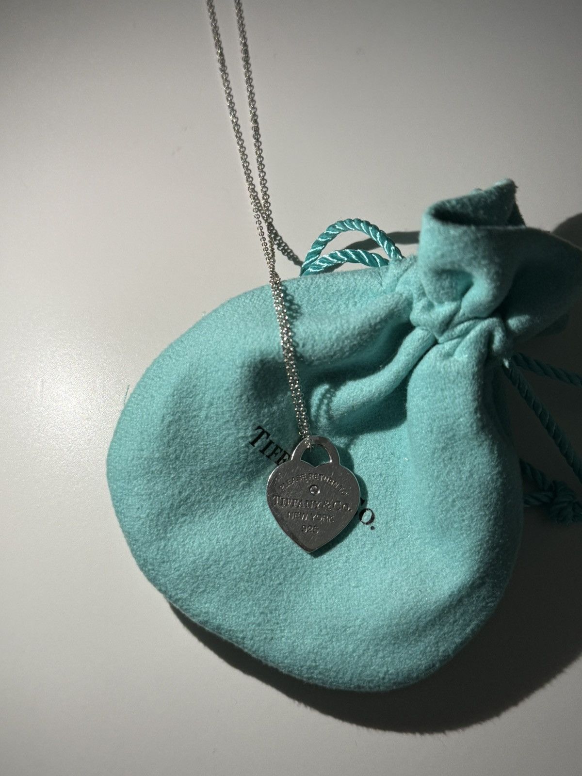 Tiffany & Co. Tiffany & Co. Silver Heart Pendant Necklace Size ONE SIZE - 4 Thumbnail