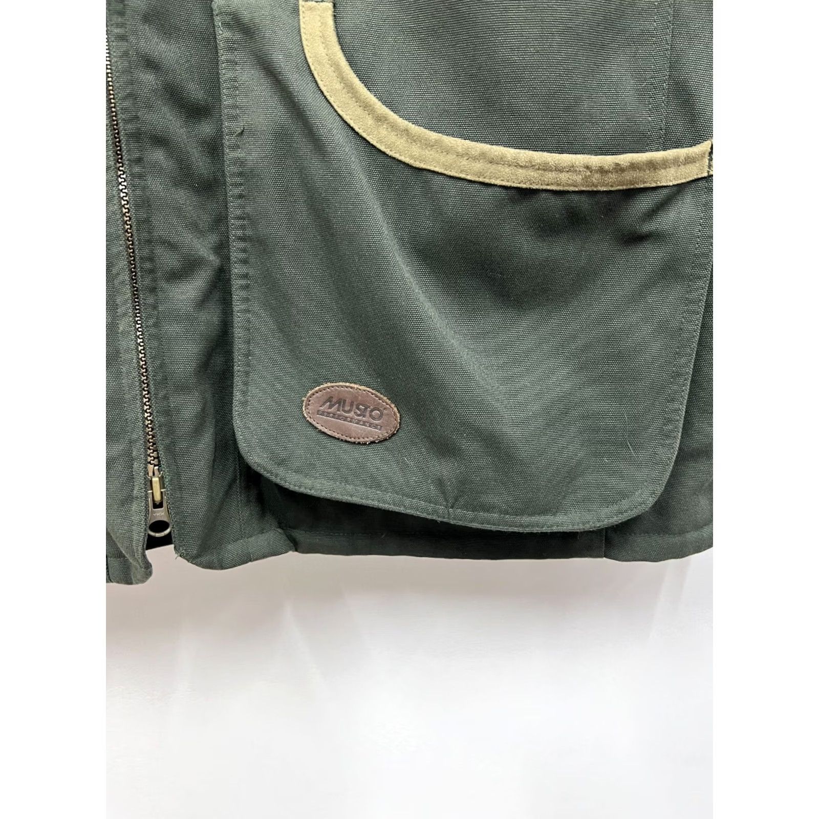Musto MUSTO Gilet Jacket Vest Mens 2XL Hunting Green Nylon Cotton Polyester Jacket Gilet 2XL Mens Size US XXL / EU 58 / 5 - 5 Thumbnail