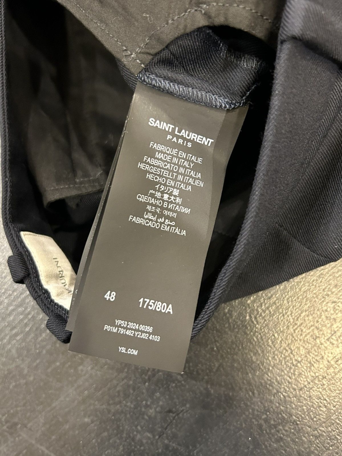 Saint Laurent Paris Saint Laurent Wide Leg Pants Size US 32 / EU 48 - 4 Thumbnail