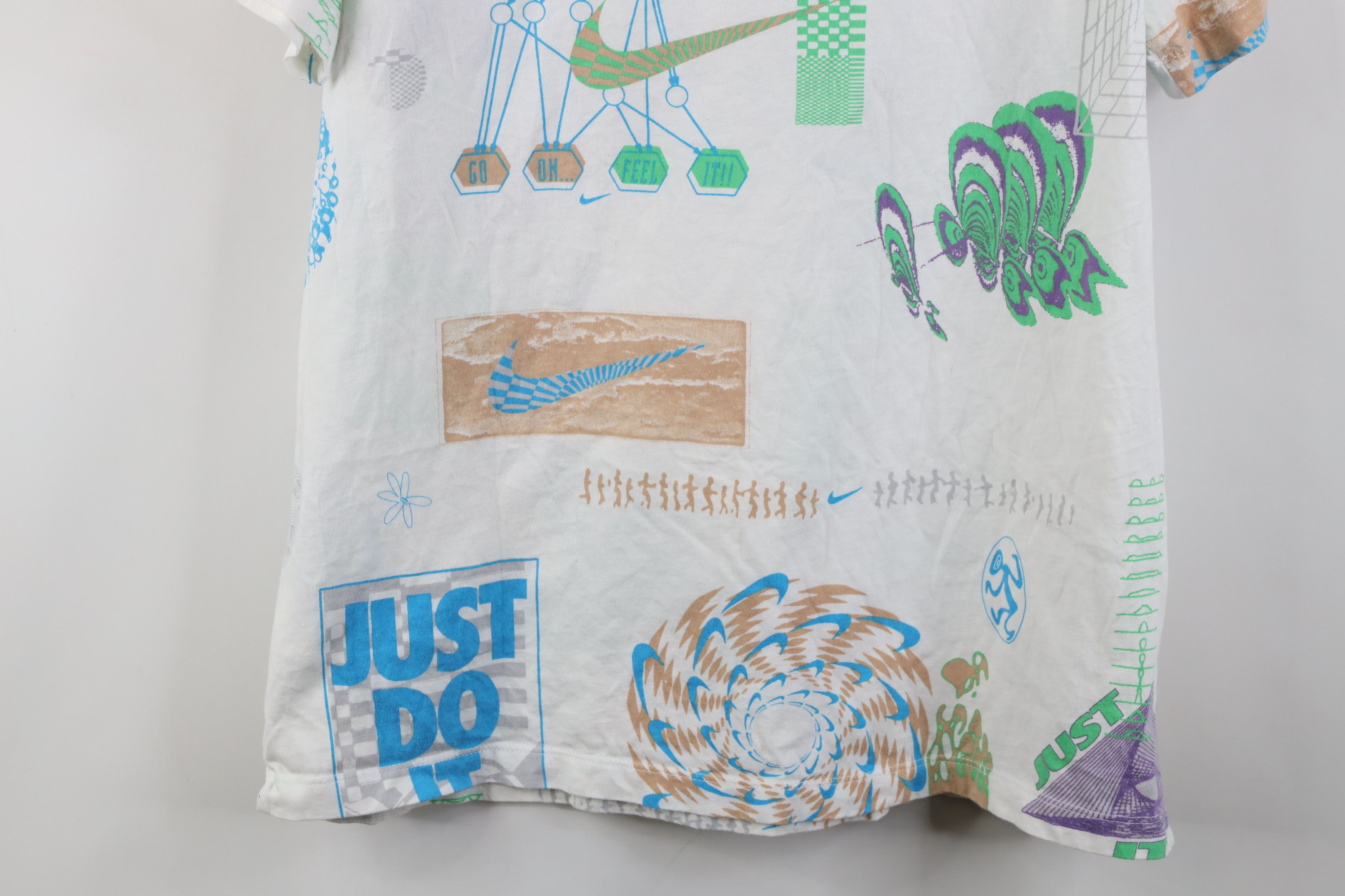 Nike Nike Center Swoosh Festival All Over Print Mushroom T-Shirt Size US L / EU 52-54 / 3 - 14 Thumbnail
