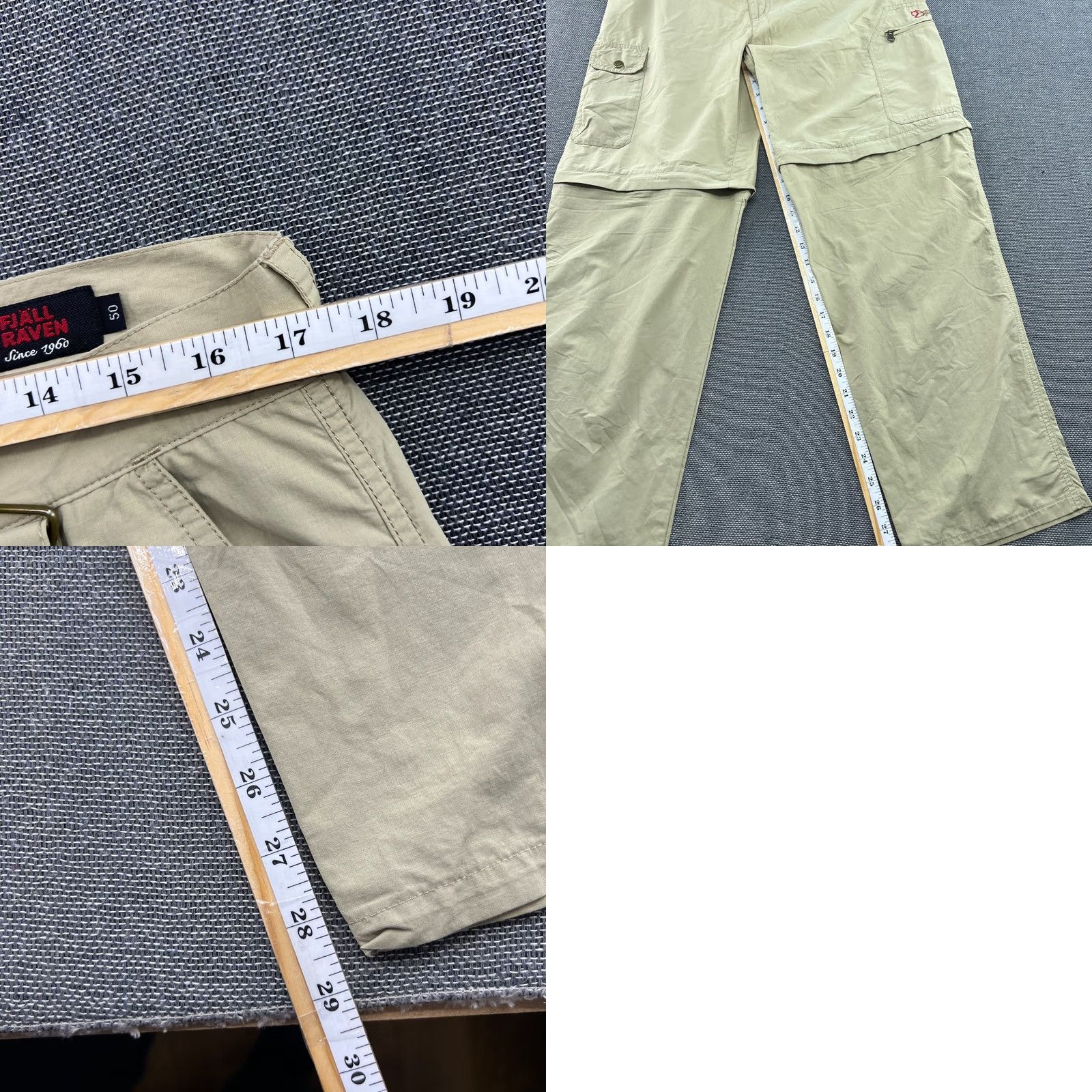 Vintage VINTAGE Fjallraven Zip Off Trousers Mens Pants Sz 50 Beige G-1000 Shorts Outdoor Track Pants Mens Size 50 Beige Size US 34 / EU 50 - 9 Thumbnail