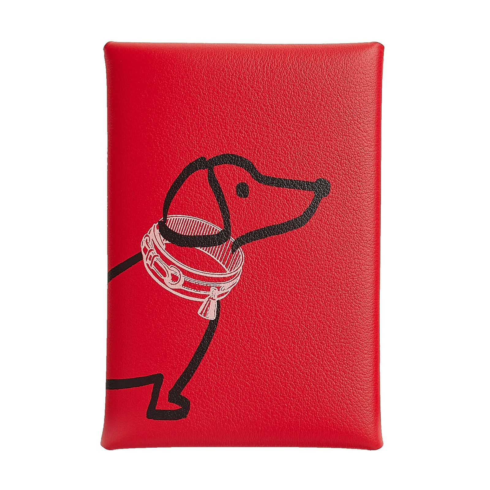 Hermes Hermes Wallet Dachshund Dog Rouge De Coeur Red Card Holder Size ONE SIZE - 1 Thumbnail