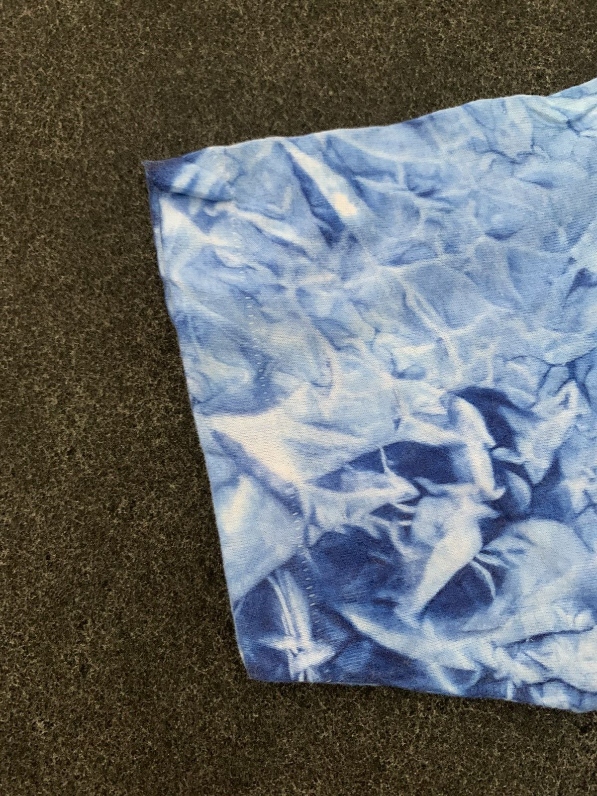 Fruit Of The Loom VINTAGE 90s Sea Turtle & Coral Reef Blue Crinkle Tie-Dye Tee Size US M / EU 48-50 / 2 - 5 Thumbnail