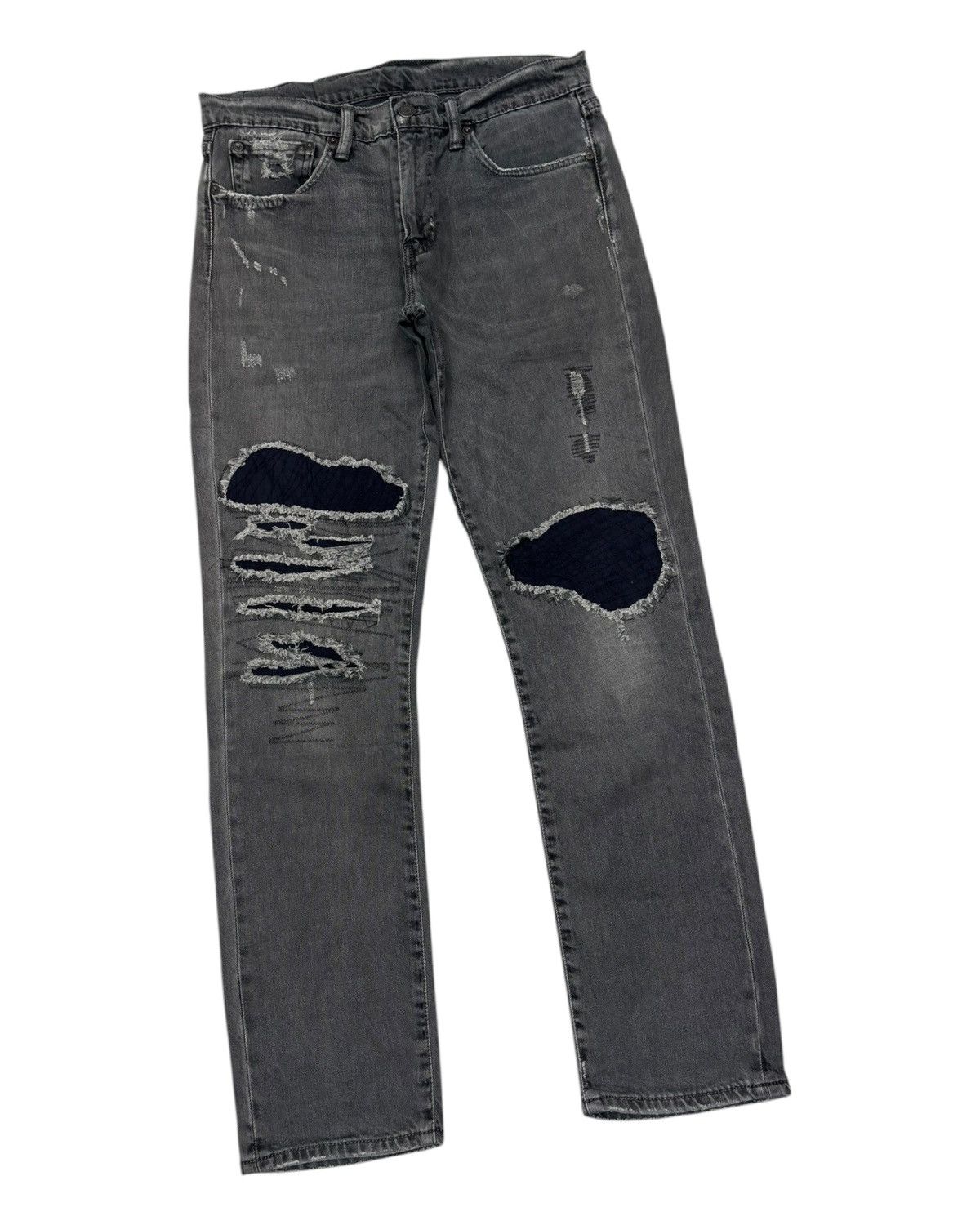 Kapital VINTAGE LEVIS SUPER FADED BLACK DISTRESSED DENIM Size US 32 / EU 48 - 6 Thumbnail
