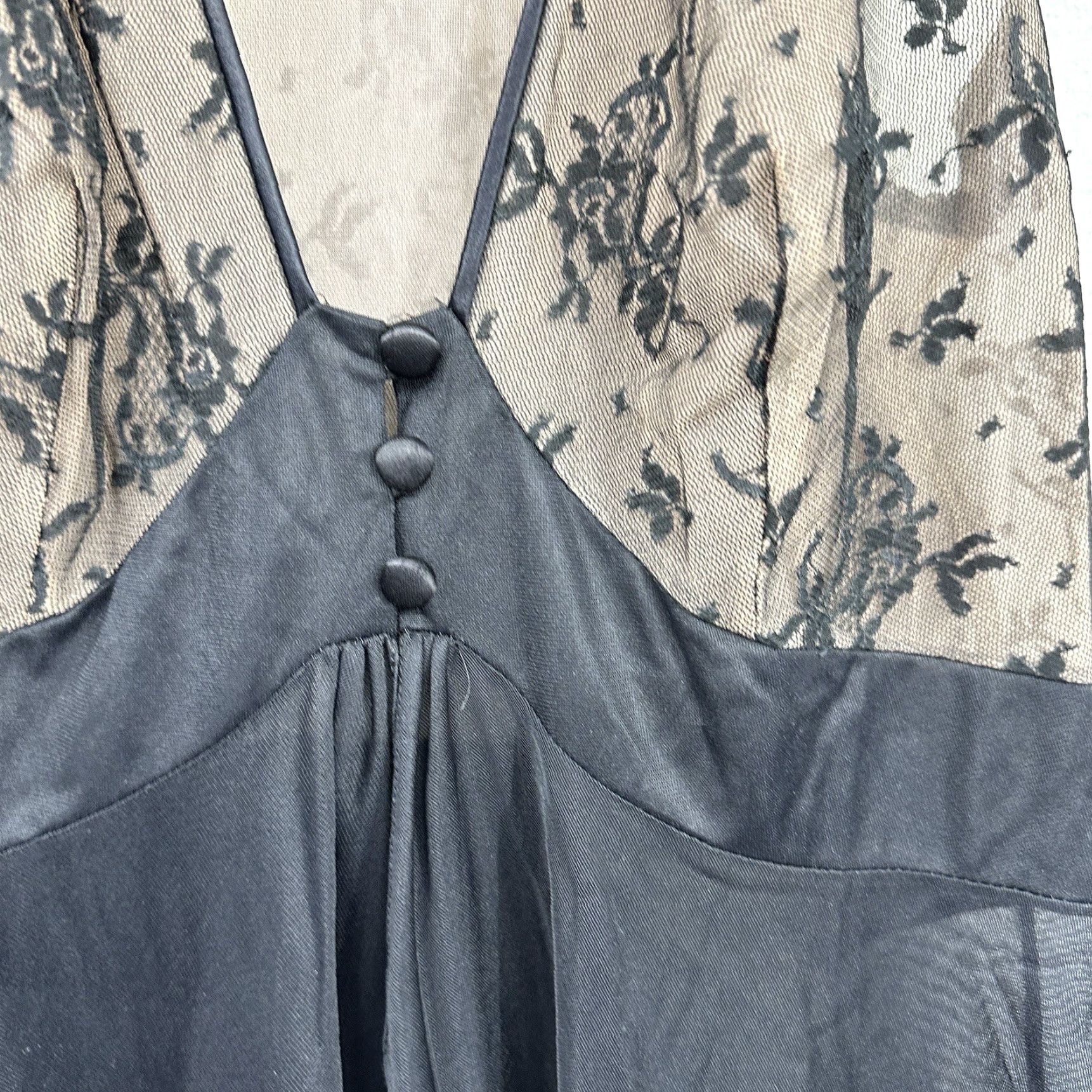 Vintage VINTAGE Lucie Ann Hollywood Nightgown Black Womens Small 1960s Pinup Glamour Size ONE SIZE - 7 Thumbnail