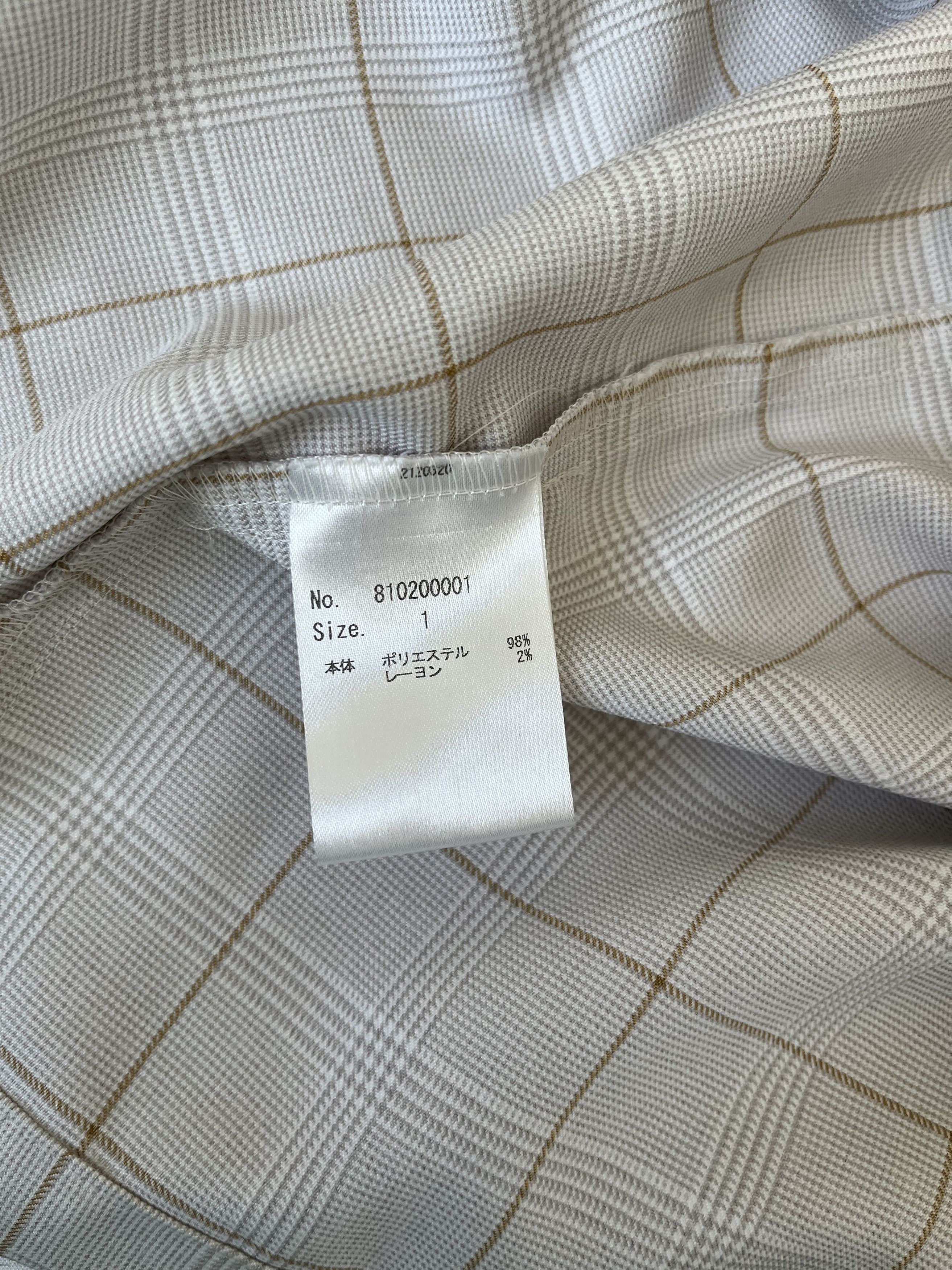Number (N)ine Plaid Camp Collar Shirt Size US S / EU 44-46 / 1 - 5 Thumbnail
