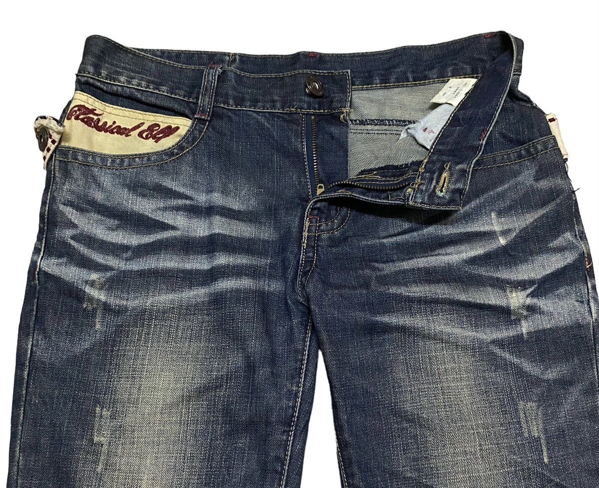 Le Grande Bleu (L.G.B.) Rare Design Vintage Japanese Brand Classic Elf Jeans 2000s Size US 30 / EU 46 - 6 Thumbnail