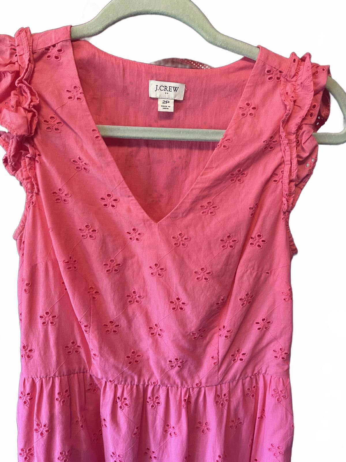 Designer J Crew sundress pink Size XS / US 0-2 / IT 36-38 - 3 Thumbnail