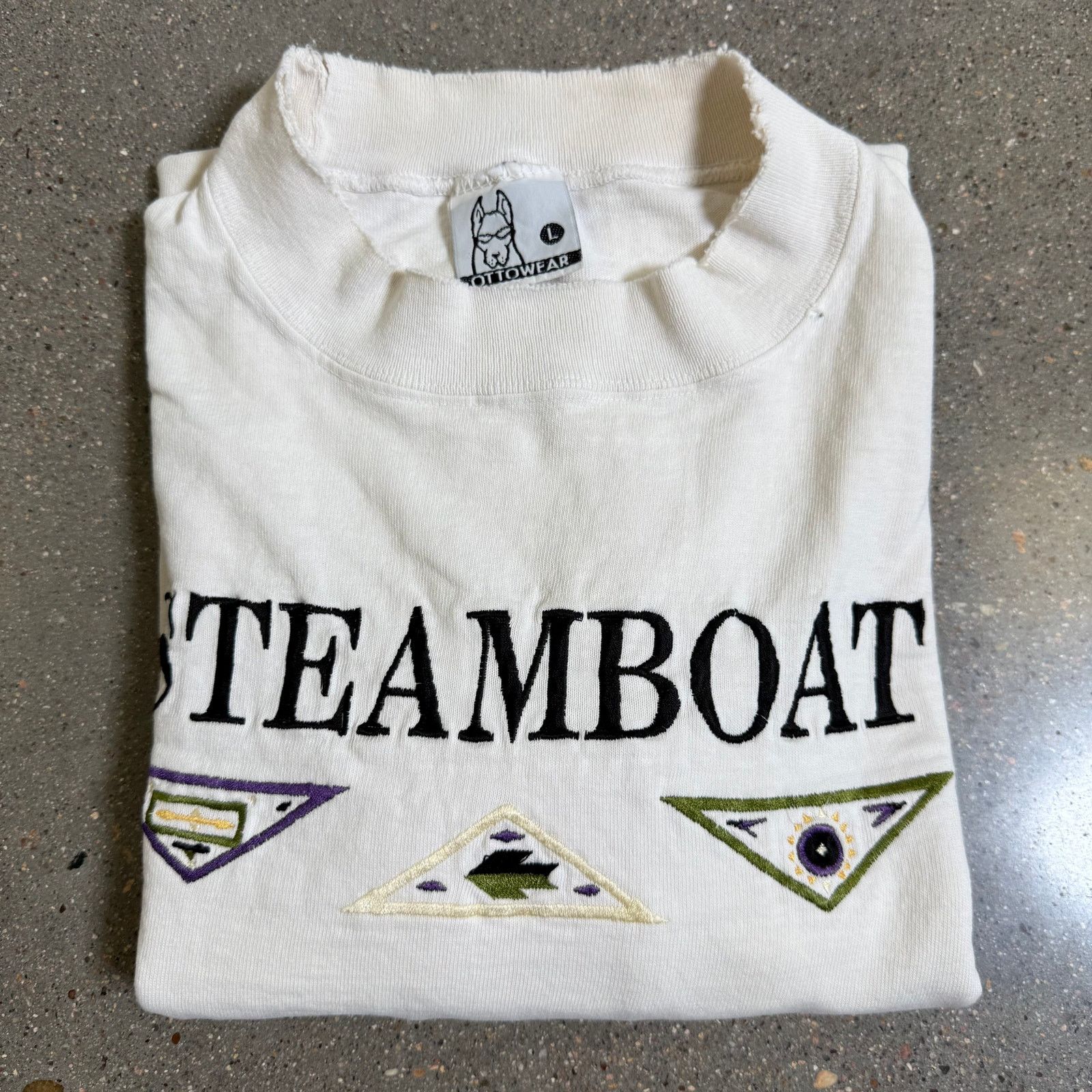 Otto Vtg 90s Ottowear Steamboat Ski Long Sleeve Shirt USA Made L Size US L / EU 52-54 / 3 - 8 Thumbnail