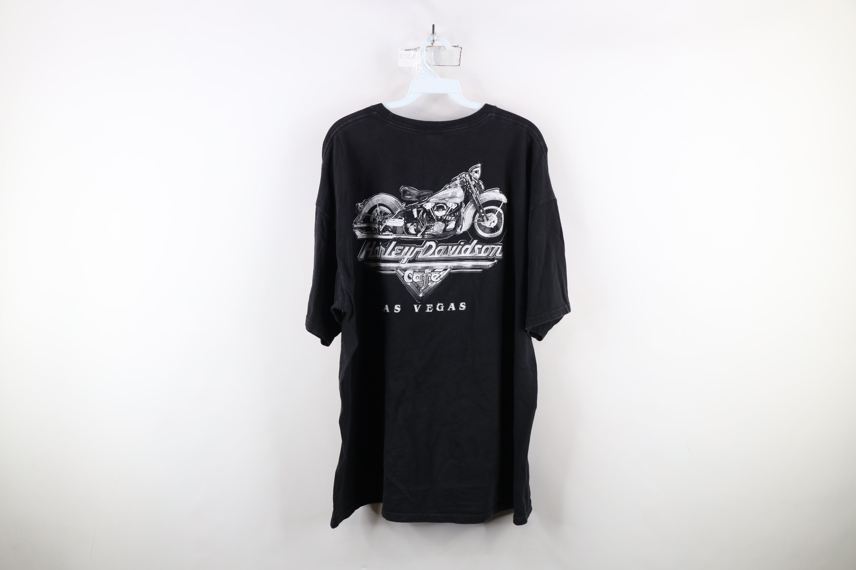Harley Davidson × Vintage Vintage Y2K Harley Davidson Cafe Eagle Las Vegas T-Shirt Size US XL / EU 56 / 4 - 11 Thumbnail