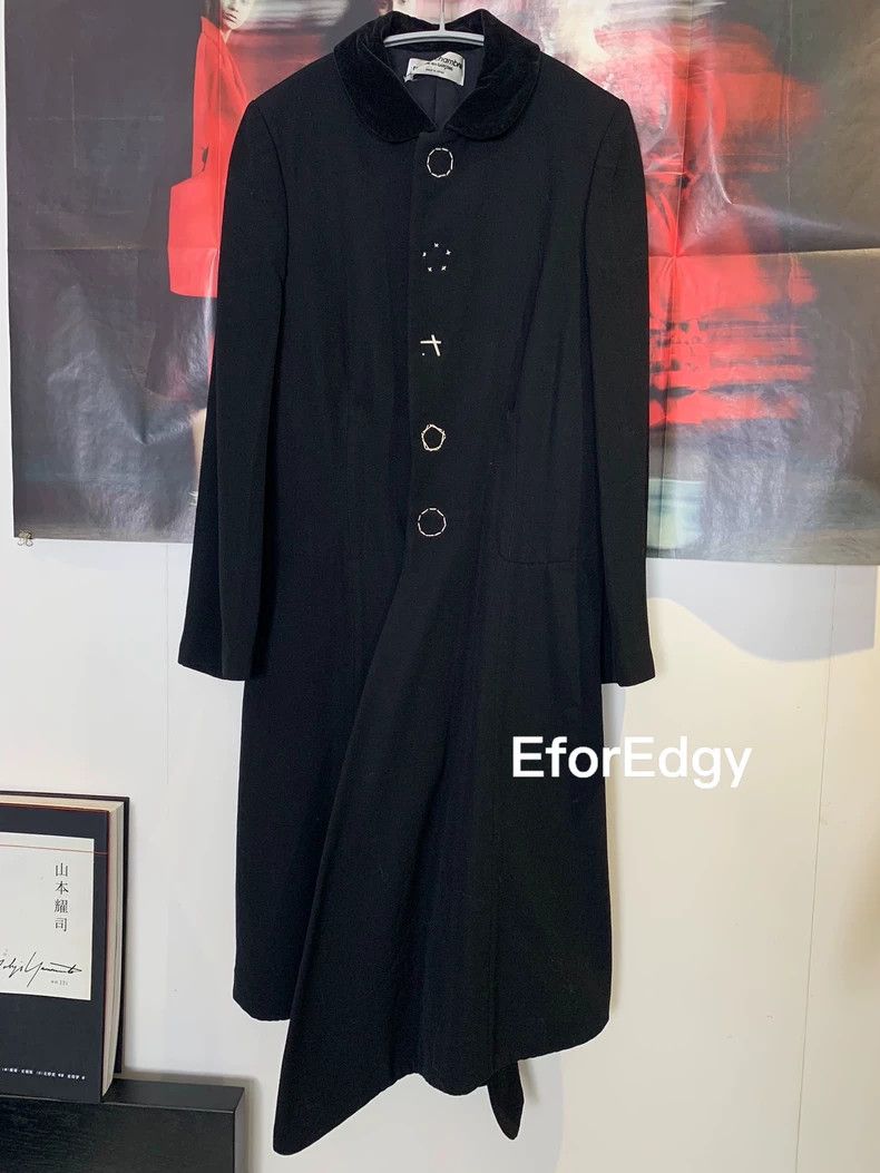 Comme des Garcons Comme Des Garcons Cute black stitched button jacket Size S / US 4 / IT 40 - 3 Thumbnail