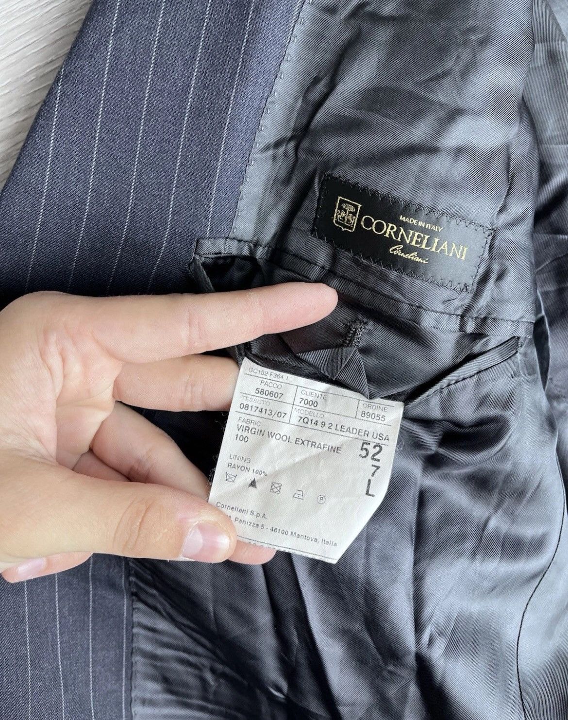 Corneliani Man's blazed Corneliani made in Italy Classic Size 52L - 10 Thumbnail
