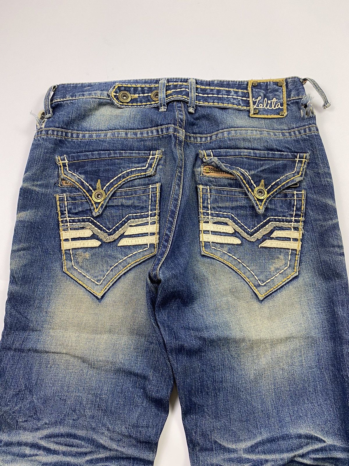 Isamu Katayama Backlash Lolita mudwash jeans pant japanese brand Size US 34 / EU 50 - 6 Thumbnail