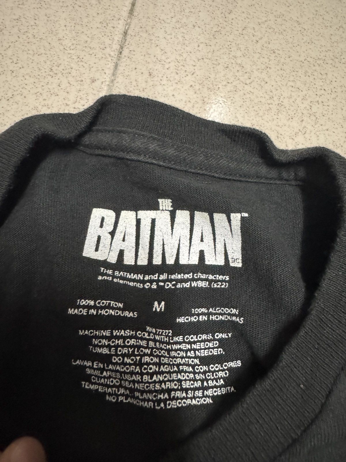 Marvel Comics THE BATMAN BIG PRINT SHIRT Size US M / EU 48-50 / 2 - 5 Thumbnail
