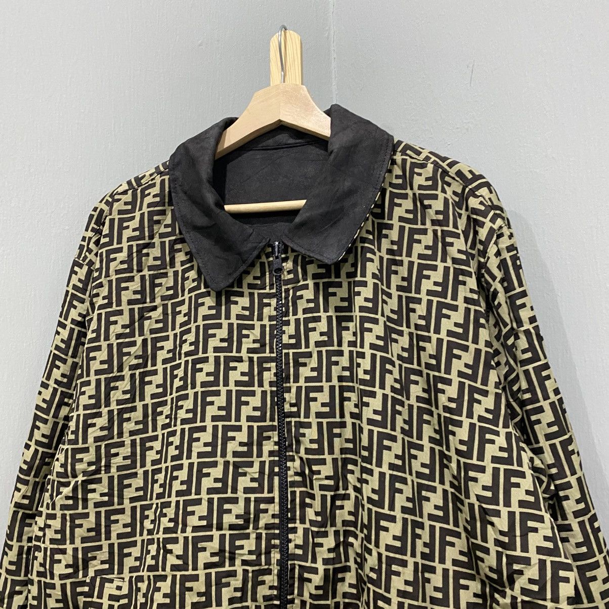 Fendi Vintage Fendi Zucca Monogram Reversible Coach Jacket Size US L / EU 52-54 / 3 - 5 Thumbnail