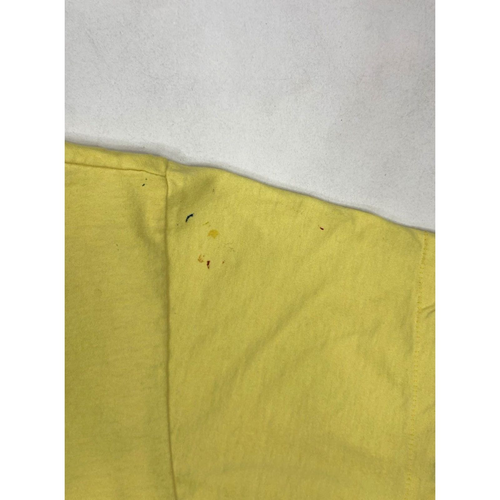 Fruit Of The Loom VINTAGE Fruit of the Loom T-Shirt Men XL 90s Spring Festival Graphic Cleburne Texas Yellow 100% Cotton Size US XL / EU 56 / 4 - 7 Thumbnail