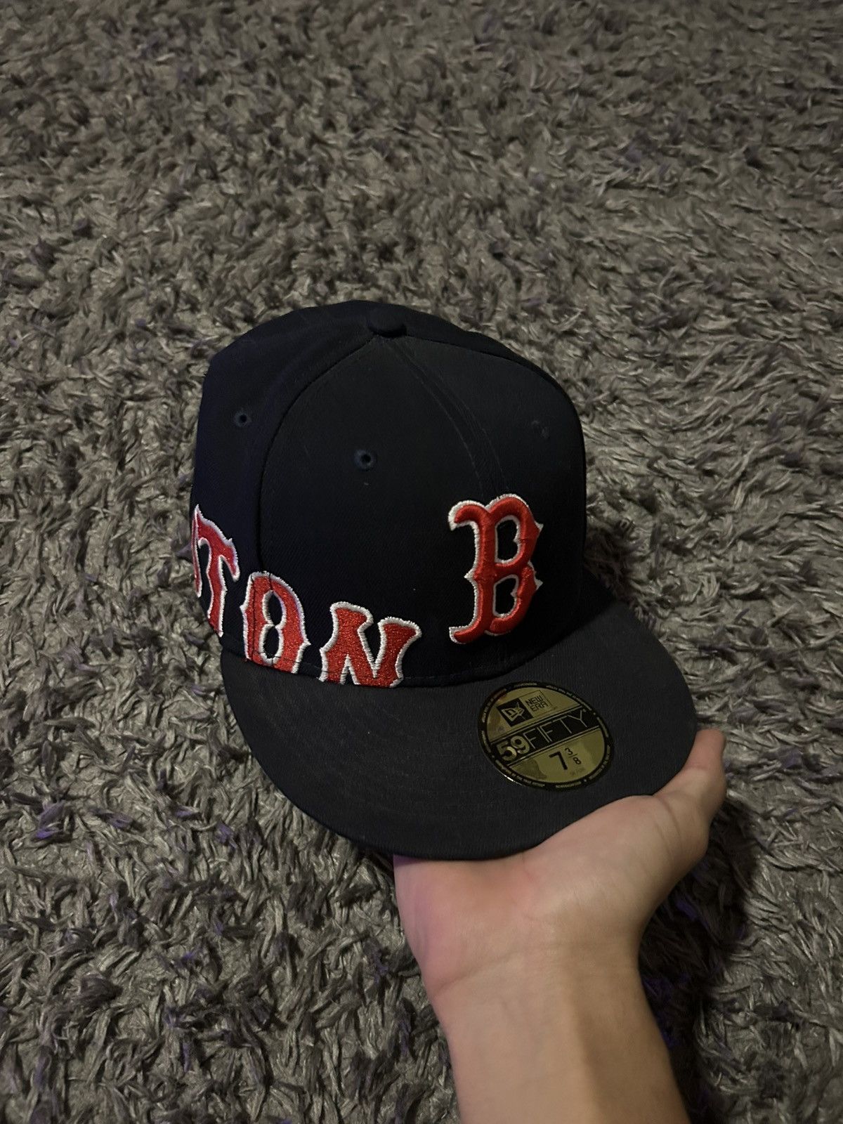Other MLB BOSTON NEW ERA HAT SIZE 7/3/8 Size ONE SIZE - 2 Thumbnail