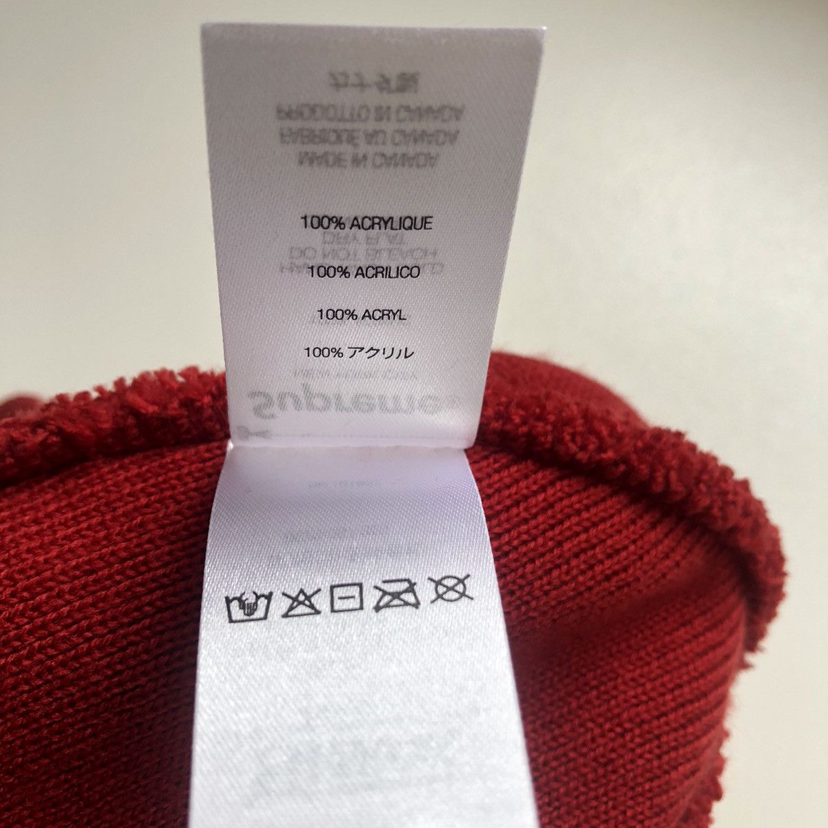 Supreme SHREK Supreme (small defect) Beanie CARDINAL Size ONE SIZE - 7 Thumbnail