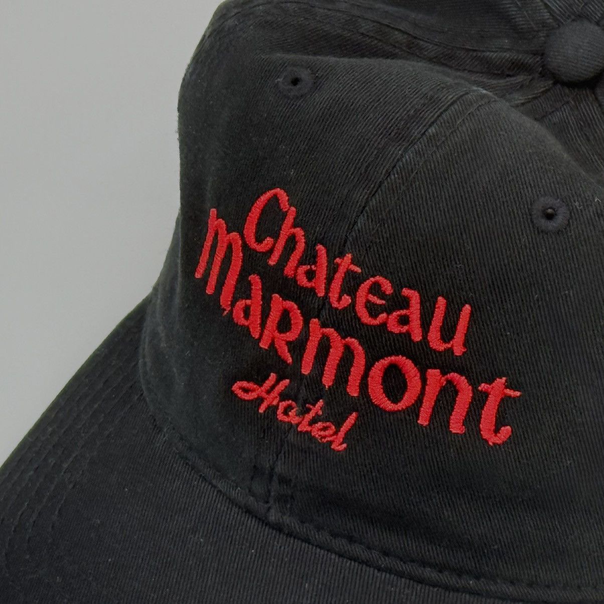 Other Chateau Marmont Dad Hat – Black/Red Embroidered Hotel Cap Size ONE SIZE - 6 Thumbnail
