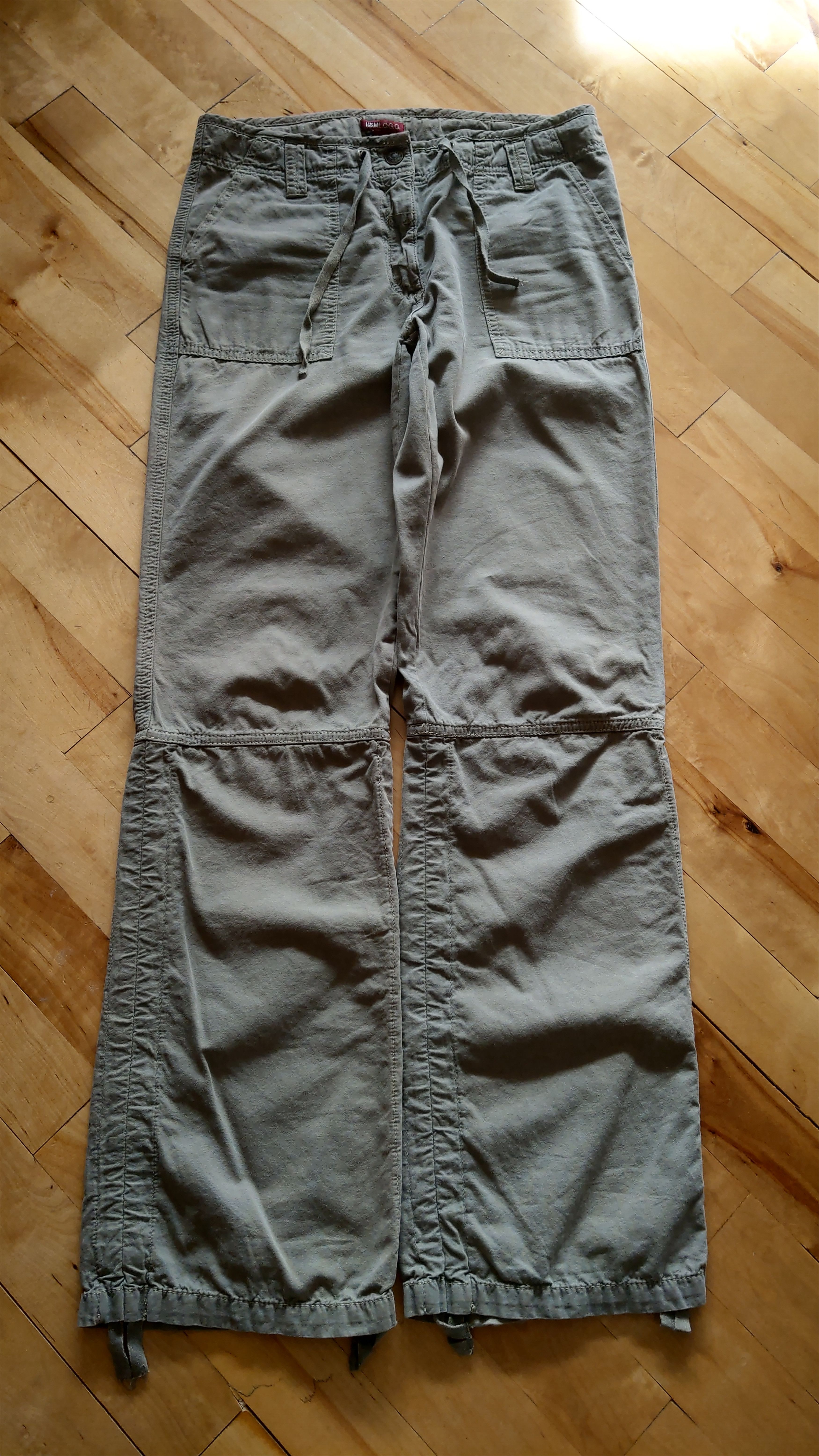 Vintage Vintage 90s Cargos Baggy Raver Pants y2k Opium Techno Fairy Size 25" / US 0 / IT 36 - 6 Thumbnail
