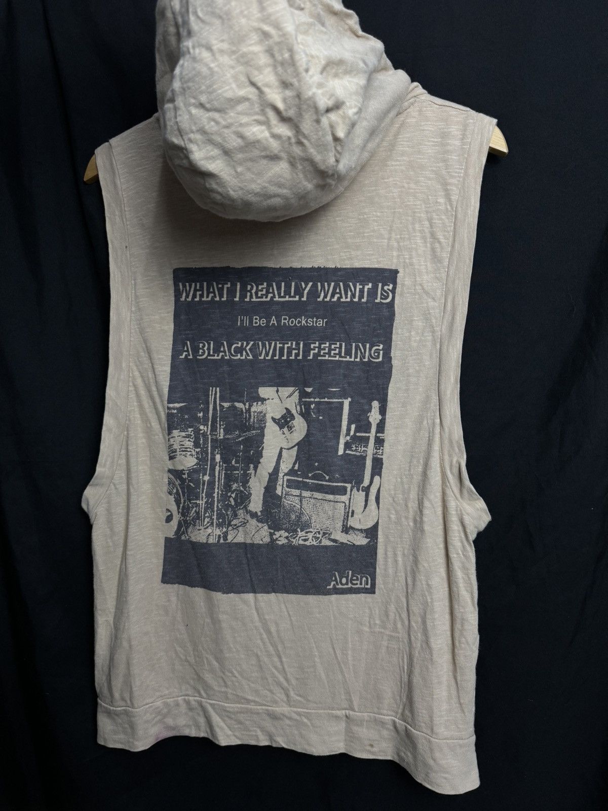 Hysteric Glamour I'll Be A Rockstar Aden Lgb Style Sleeveless Hooded Size US M / EU 48-50 / 2 - 3 Thumbnail