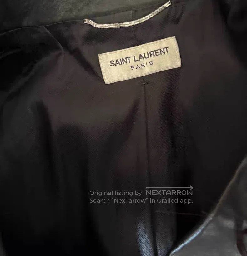 Saint Laurent Paris Saint Laurent Paris Cowhide Leather Jacket Size US S / EU 44-46 / 1 - 2 Thumbnail