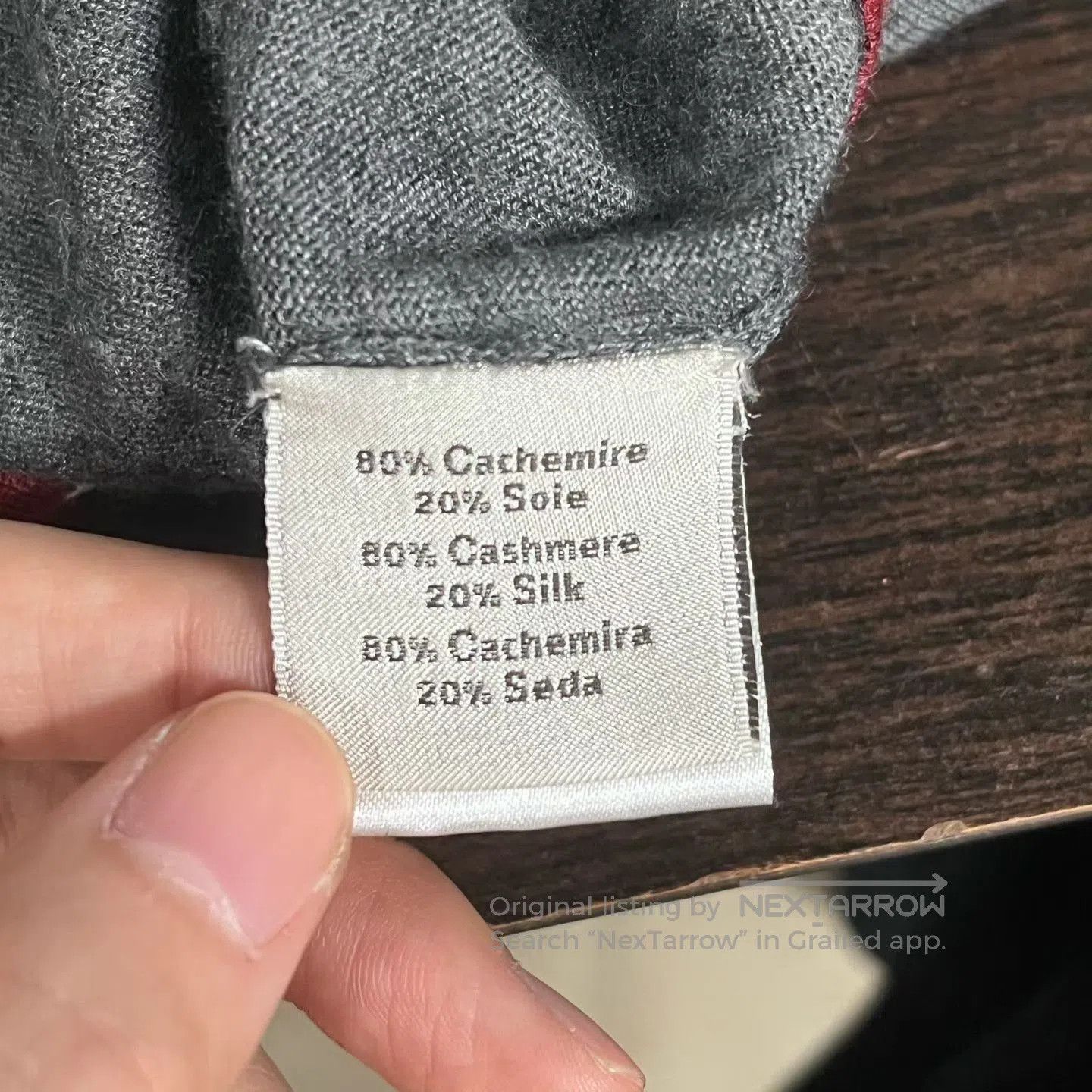 Hermes Hermes Gray Cashmere Sweater. Size US L / EU 52-54 / 3 - 5 Thumbnail