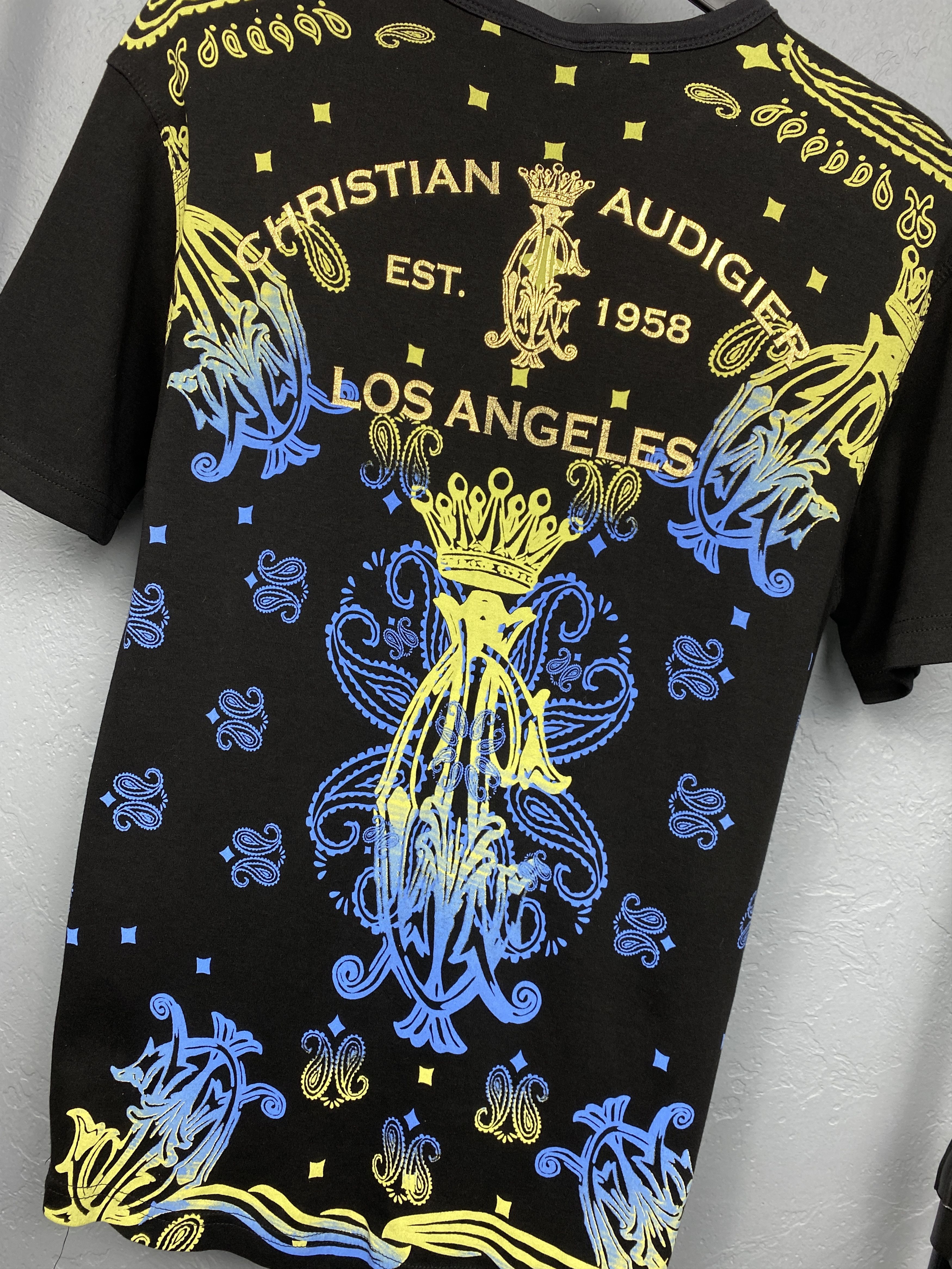 Christian Audigier × Ed Hardy × Vintage Ed Hardy by Christian Audigier Vintage Mens Grafic T-Shirt Size US S / EU 44-46 / 1 - 10 Thumbnail