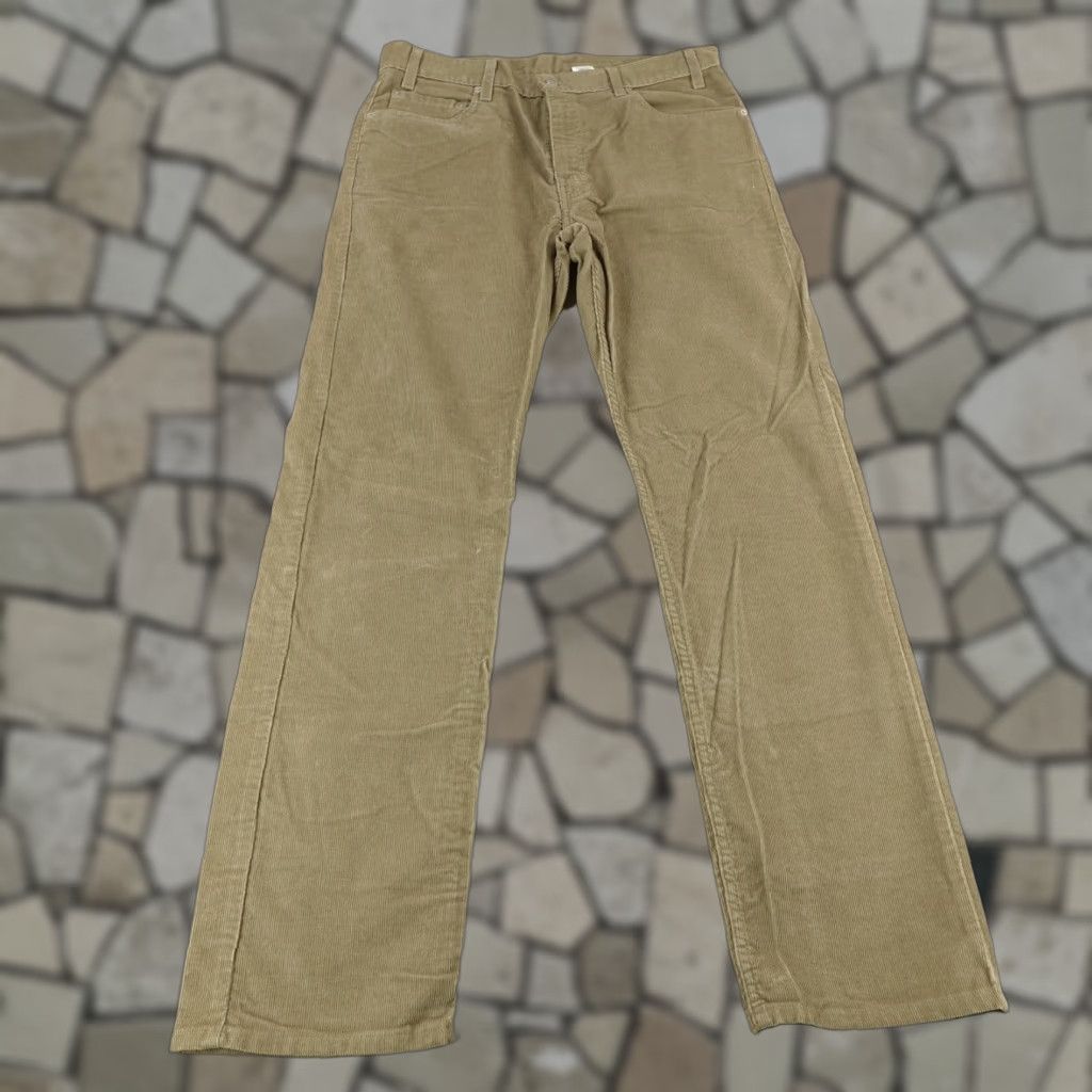 Vintage Levis Pants Mens 36x34 Brown 505 Corduroy Regular Straight Y2K Levi's 500 Series Mens Pants Brown Corduroy 36 34 Regular Vintage