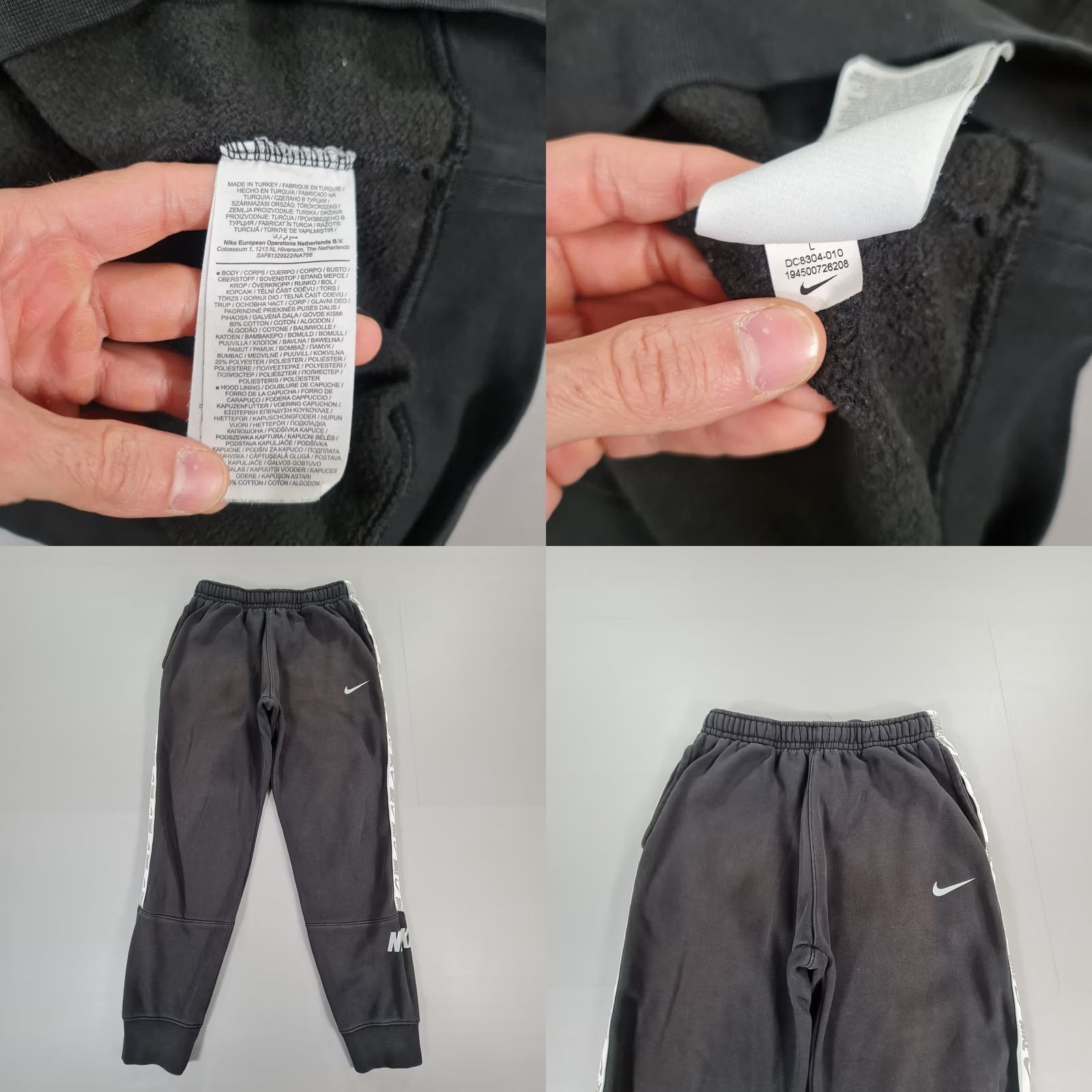 Nike Nike Mens Tracksuit Set Hoodie Joggers Black Large M DC8304 010 Size US M / EU 48-50 / 2 - 8 Thumbnail