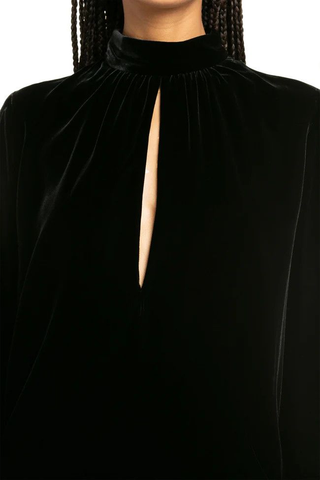 Saint Laurent Paris o1y0126 Mini Dress in Black Size M / US 6-8 / IT 42-44 - 5 Thumbnail