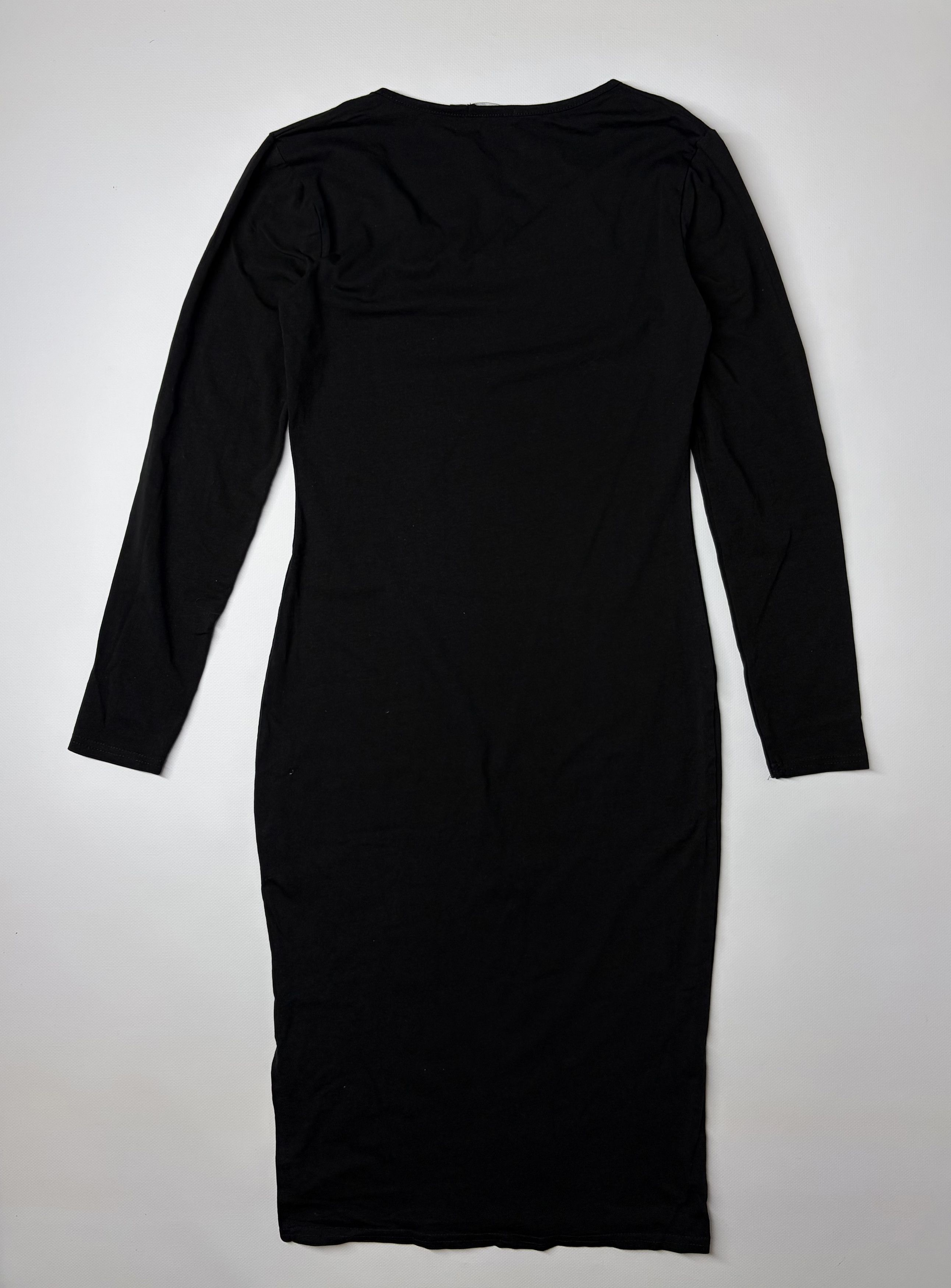 Vintage Vintage Black Midi Dress Size M / US 6-8 / IT 42-44 - 4 Thumbnail