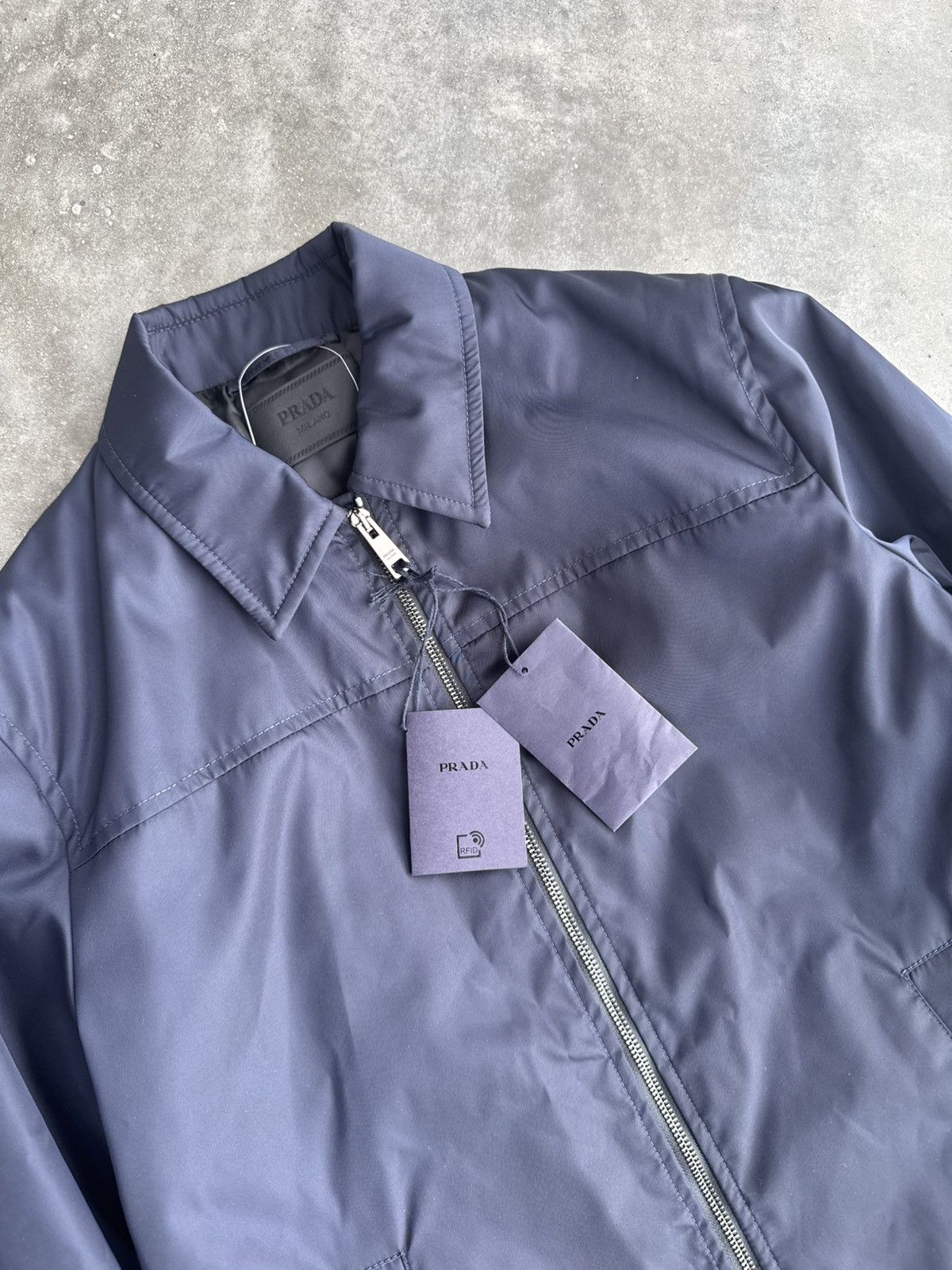 Prada Prada Nylon Navy Set Jacket + Pants Designer Luxury paris Size US M / EU 48-50 / 2 - 4 Thumbnail